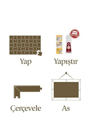 Art Puzzle Yıldızlı Gece 1000 Parça Çerçeveli Puzzle