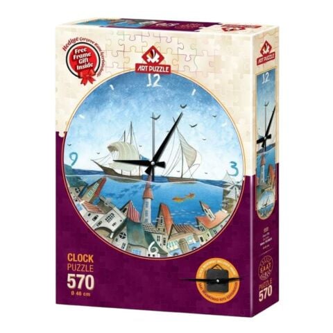 Art Puzzle Su Şehri 570 Parça Saat Puzzle