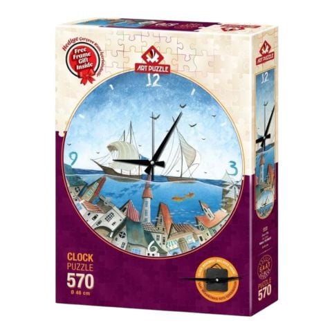 Art Puzzle Su Şehri 570 Parça Saat Puzzle