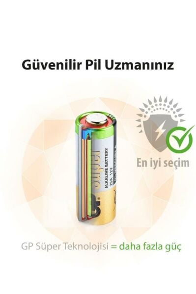 GP 23a 12v Alkalin Pil Kapı Kumanda Pili