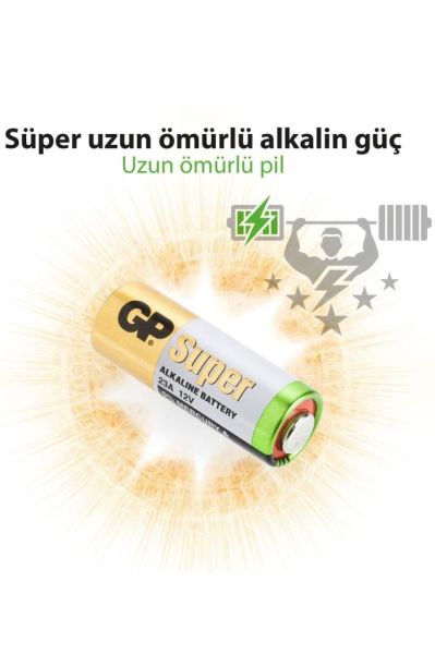 GP 23a 12v Alkalin Pil Kapı Kumanda Pili