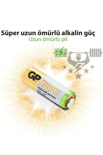 GP 23a 12v Alkalin Pil Kapı Kumanda Pili