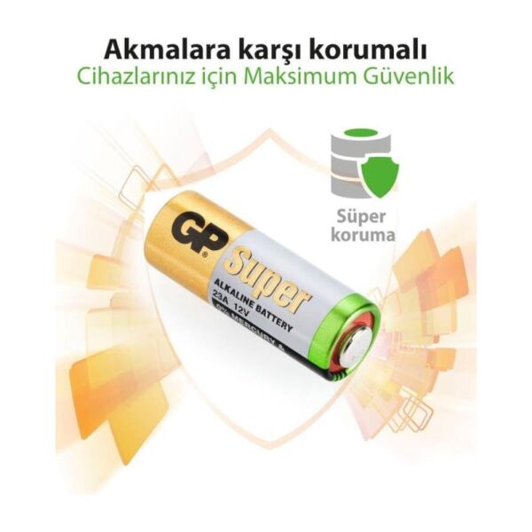 GP 23a 12v Alkalin Pil Kapı Kumanda Pili