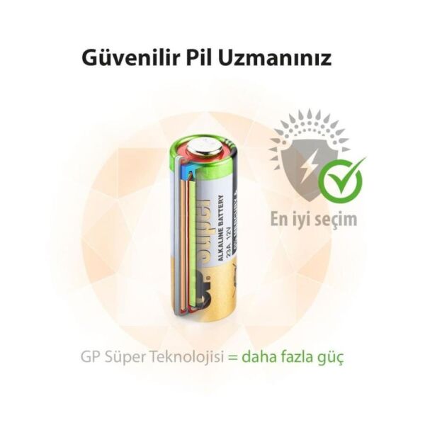 GP 23a 12v Alkalin Pil Kapı Kumanda Pili