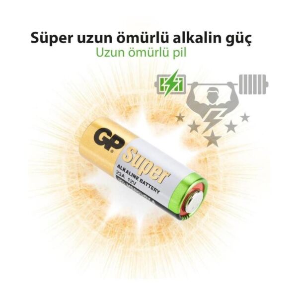 GP 23a 12v Alkalin Pil Kapı Kumanda Pili