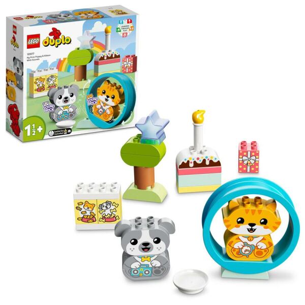 10977 LEGO® DUPLO® Sesli İlk Yavru Köpeğim ve Yavru Kedim