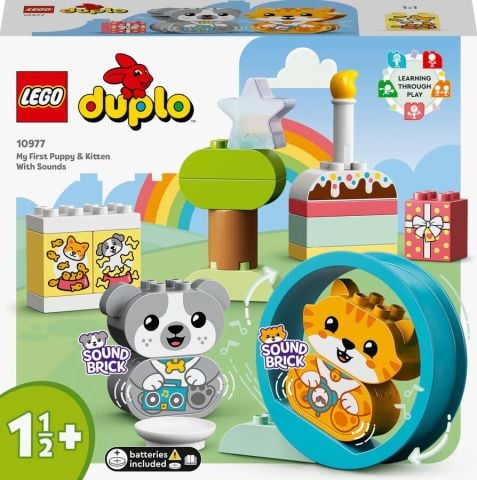 10977 LEGO® DUPLO® Sesli İlk Yavru Köpeğim ve Yavru Kedim