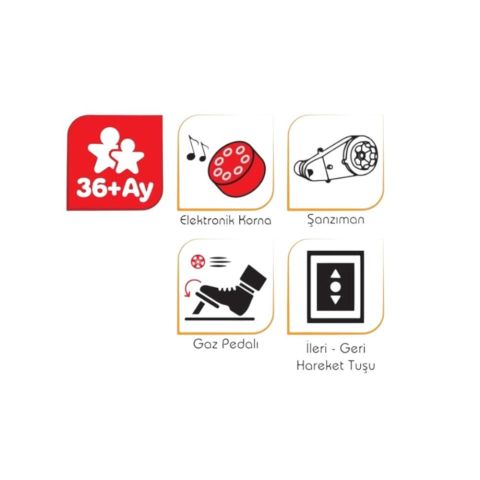 Explorer Atv 6V Akülü (Kırmızı)