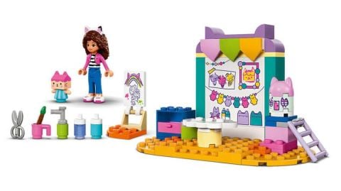 10795 LEGO® Gabby's Dollhouse Karton Yavru Kedi ile El Sanatları