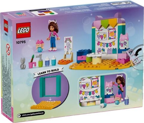 10795 LEGO® Gabby's Dollhouse Karton Yavru Kedi ile El Sanatları