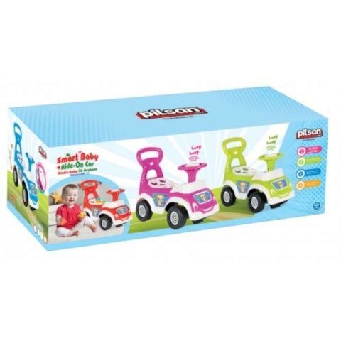 Smart Baby Ride On Bultaklı Ilk Arabam - Mavi