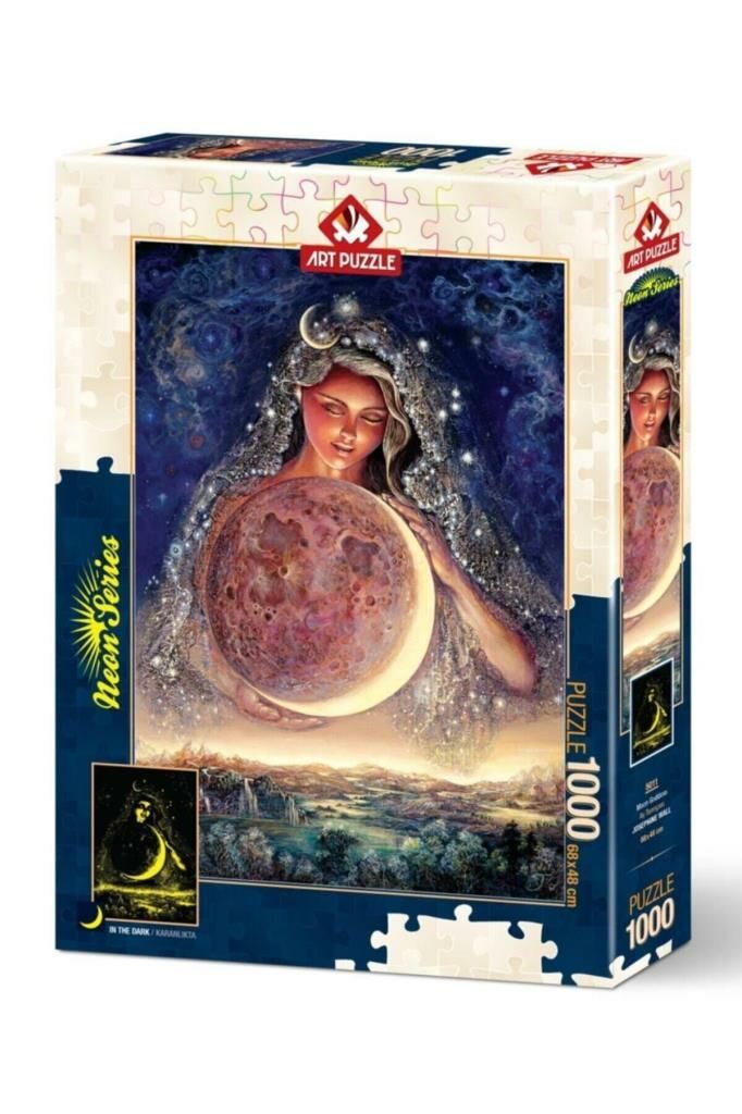 Art Puzzle Ay Tanrıçası 1000 Parça Neon Puzzle 5011