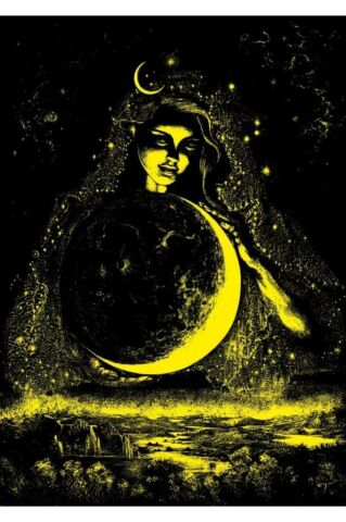 Art Puzzle Ay Tanrıçası 1000 Parça Neon Puzzle 5011