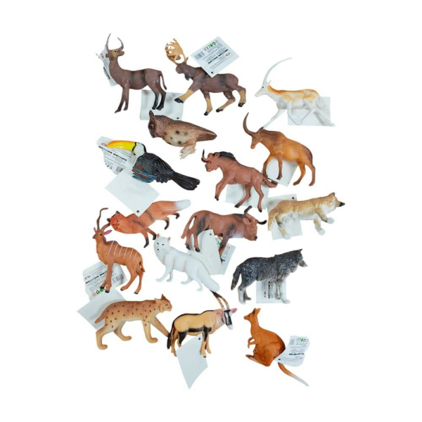 SH Plastik Figürler 18 Vahşi Hayvan Seti