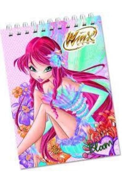 Winx Spiralli 40 Yaprak A7 Ebat Mini Bloknot