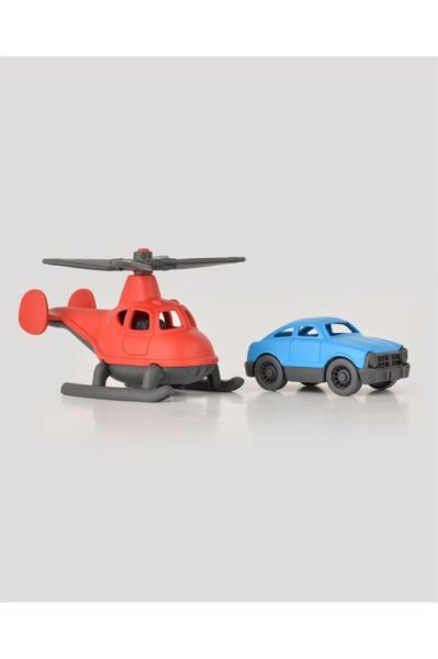 Lc Minik Taşıtlar Helikopter Ve Minik Araba- Kırmızı