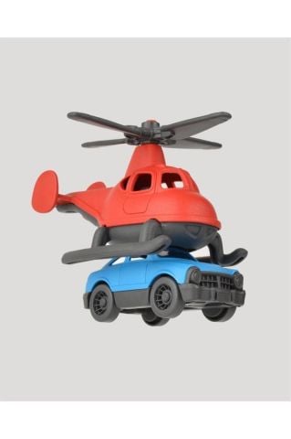 Lc Minik Taşıtlar Helikopter Ve Minik Araba- Kırmızı