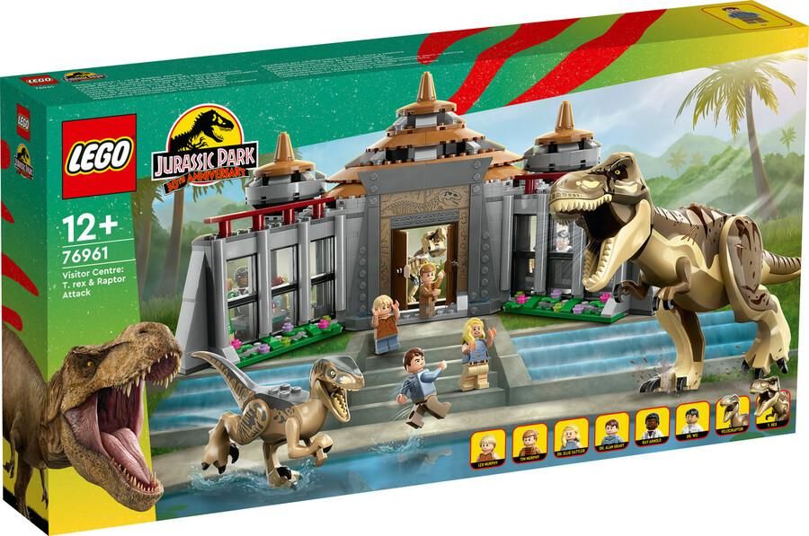 76961 LEGO® Jurassic World Ziyaretçi Merkezi: T. rex ve Raptor Saldırısı