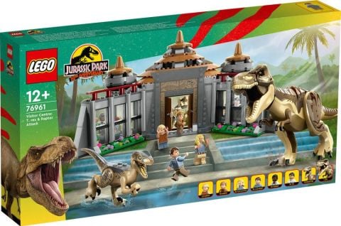 76961 LEGO® Jurassic World Ziyaretçi Merkezi: T. rex ve Raptor Saldırısı