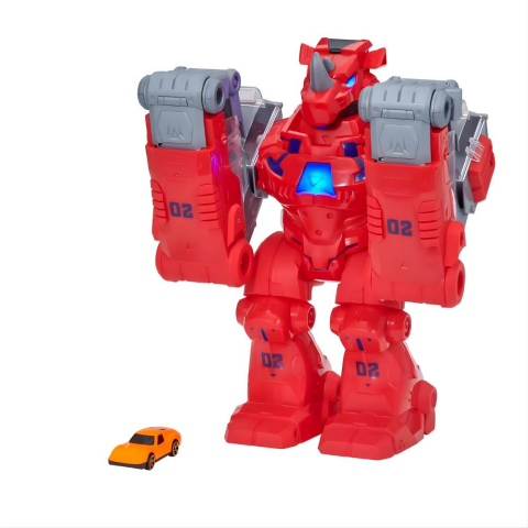 Teamsterz Sesli ve Işıklı Robo Wreckerz Rhino Slam Oyun Seti