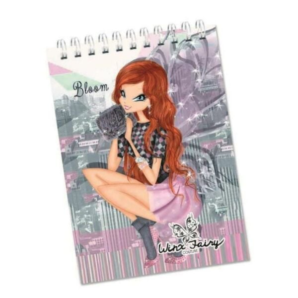 Winx Spiralli 40 Yaprak A7 Ebat Mini Bloknot