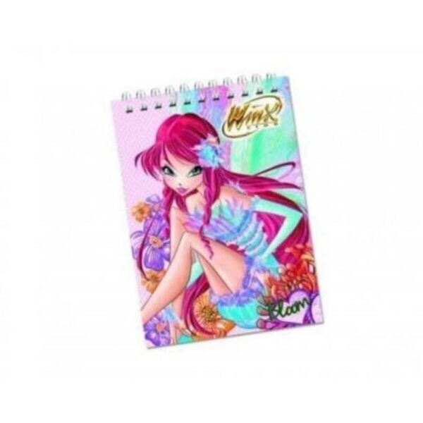 Winx Spiralli 40 Yaprak A7 Ebat Mini Bloknot