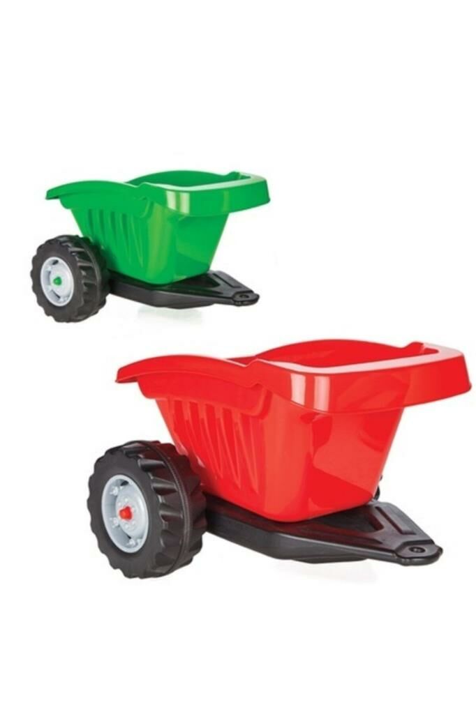 Pilsan Active Pedallı Akülü Traktör Römorku Kırmızı Renk