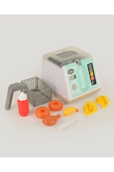 Dokunmatik Ekranlı Işıklı ve Sesli Oyuncak Fritöz