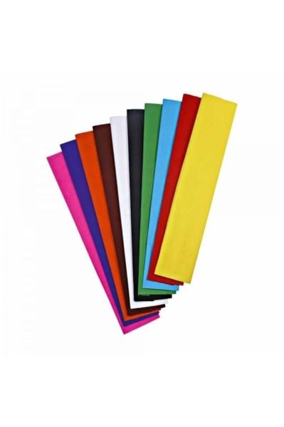 Krapon Kağıdı 50 Cm X 200 Cm 10 Lu Karışık