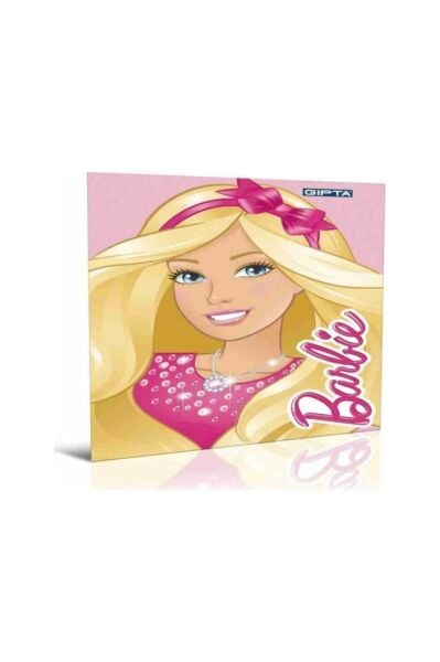 48 Yaprak A6 Barbie Tel Dikiş Karton Kapak Çizgili Defter