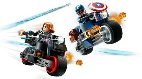 76260 LEGO® Marvel Black Widow ve Kaptan Amerika Motosikletleri