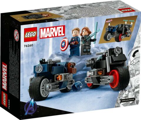 76260 LEGO® Marvel Black Widow ve Kaptan Amerika Motosikletleri