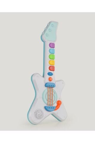 Işıklı Müzikli ve Çok Fonksiyonlu Rock'n Roll Gitar