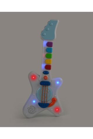 Işıklı Müzikli ve Çok Fonksiyonlu Rock'n Roll Gitar