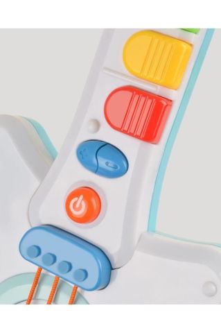 Işıklı Müzikli ve Çok Fonksiyonlu Rock'n Roll Gitar