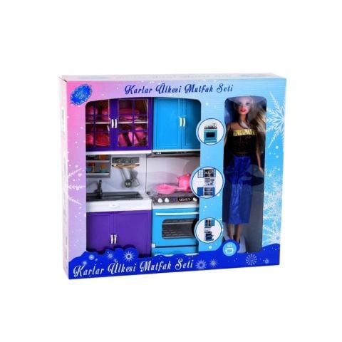 Karlar Ülkesi 2'li Fırın Lavabo Bebekli