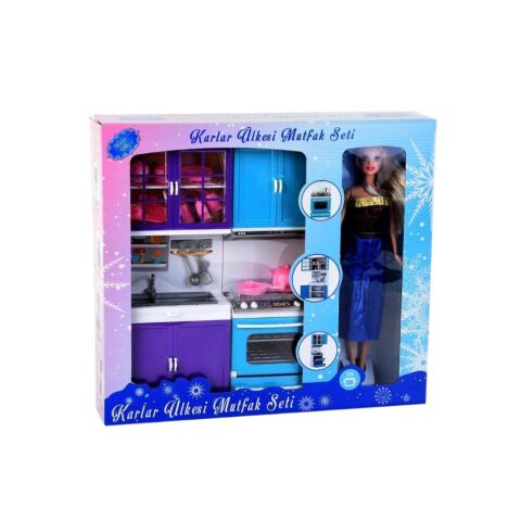 Karlar Ülkesi 2'li Fırın Lavabo Bebekli