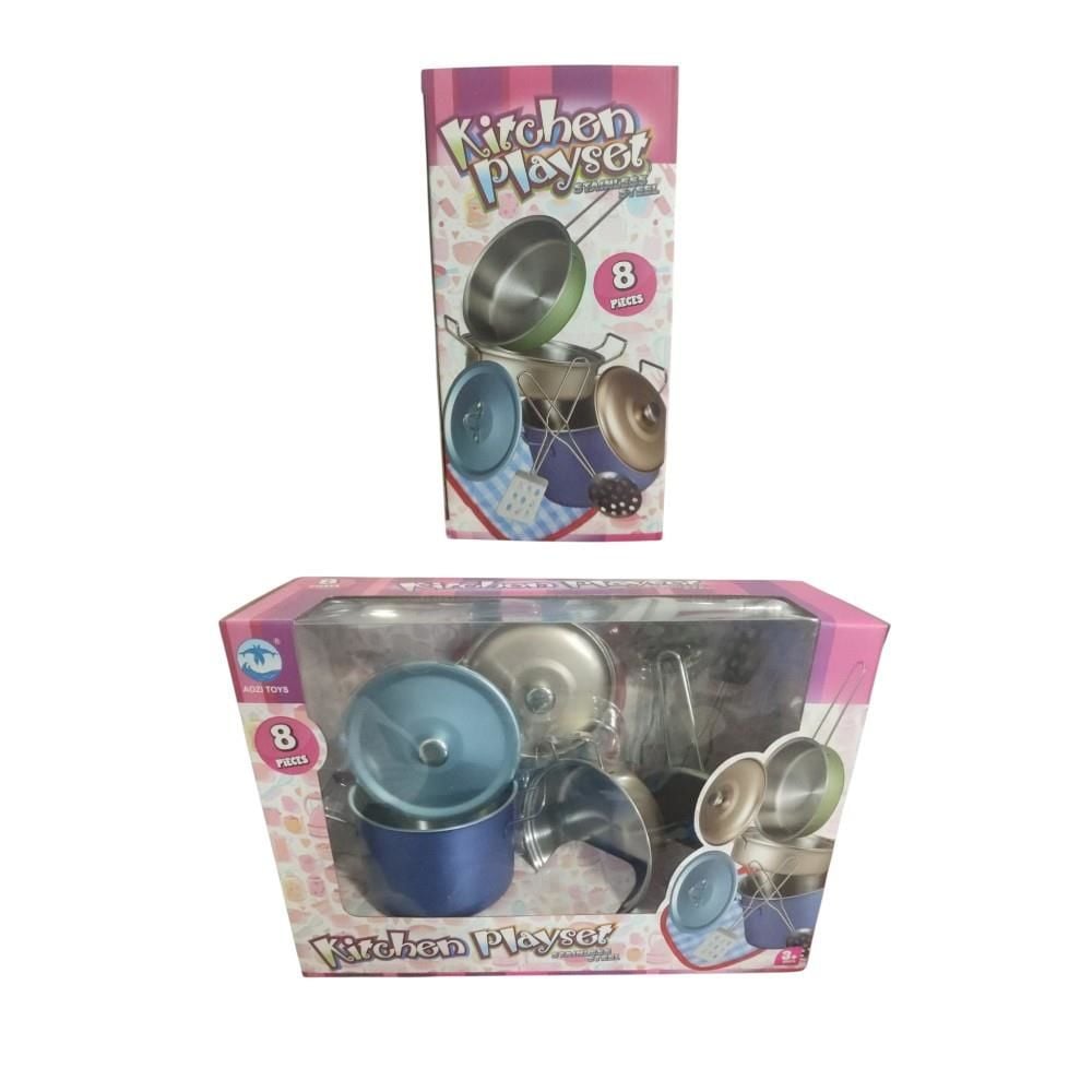 8 Parça Metal Tencere 36