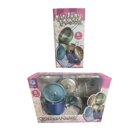 8 Parça Metal Tencere 36