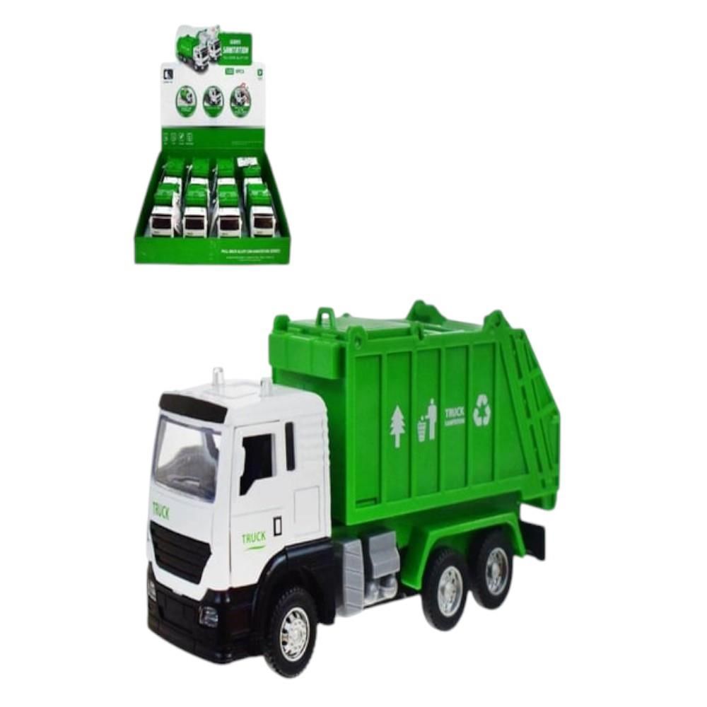 Metal Sesli Çöp Kamyonu 96