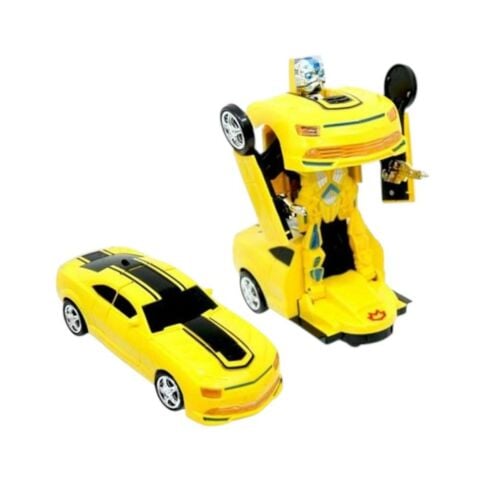 Kutulu Pilli Robota Dönüşen Sport Araba