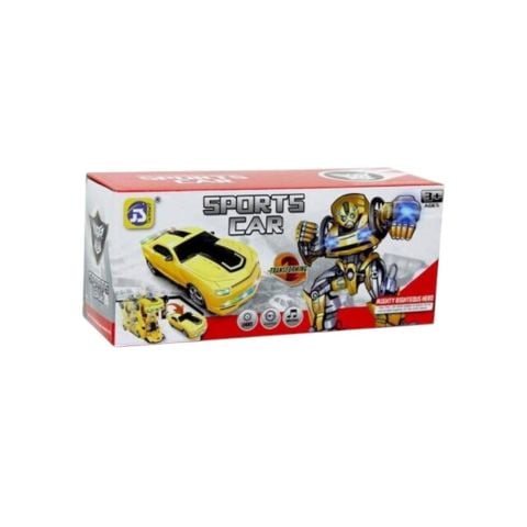 Kutulu Pilli Robota Dönüşen Sport Araba