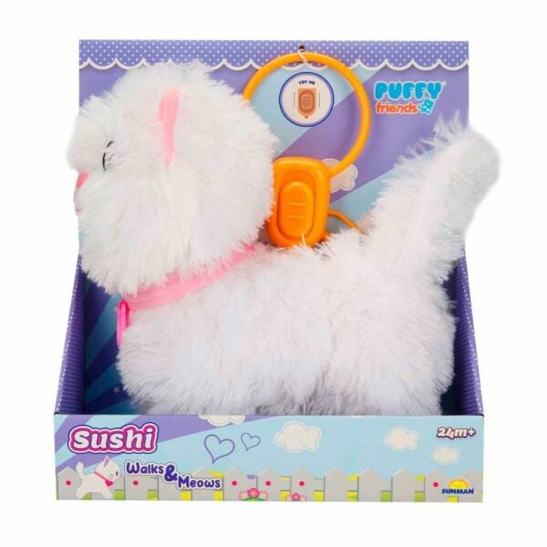 Sevimli Kedi Sushi Sesli ve Hareketli