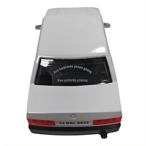 1:32 TR Yazılı Metal Çek Bırak Metal Araba Sesli Tofaş Doğan