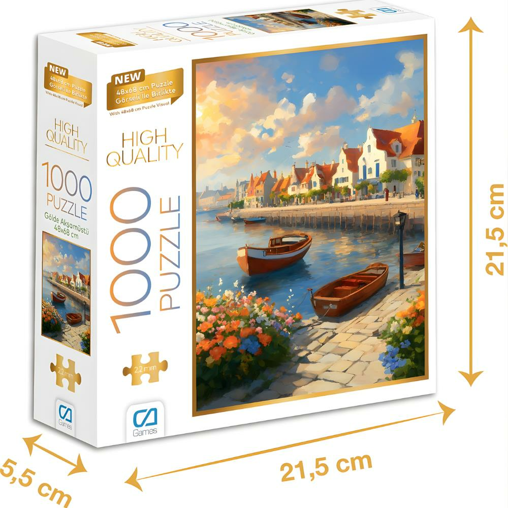 Ca Games Göl Manzarası - 1000 Parçalı Puzzle - 48 x 68 cm