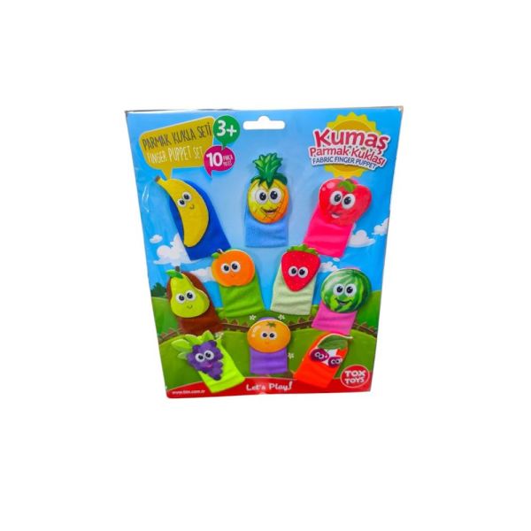 Meyve 10 Parça Parmak Kukla