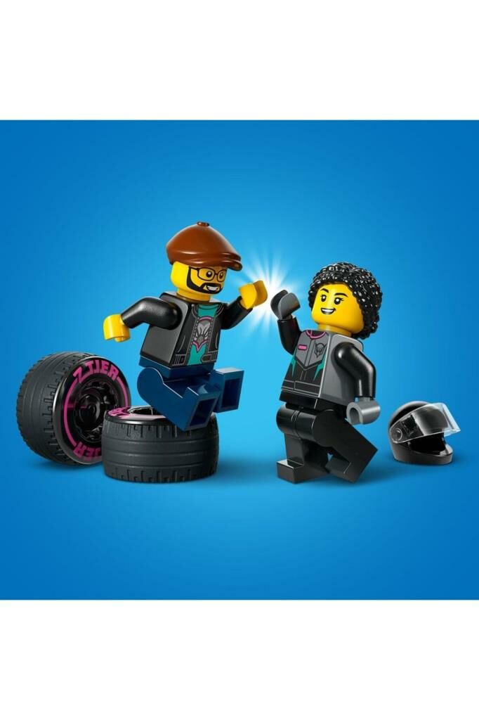 LEGO ® City Yarış Arabası ve Araba Taşıyıcı Kamyon 60406 - Yaratıcı Oyuncak Yapım Seti (328 Parça)