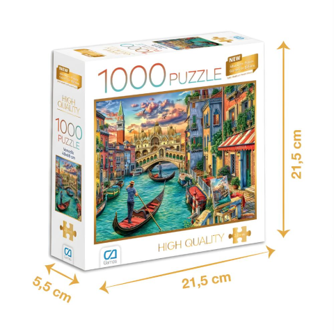 Ca Games Venedik Sokakları 1000 Parça Puzzle