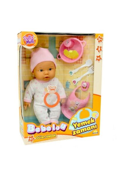 Bebelou Yemek Zamanı Sesli Bebek Seti 35 Cm / +3 Yaş