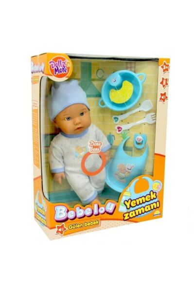 Bebelou Yemek Zamanı Sesli Bebek Seti 35 Cm / +3 Yaş